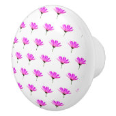 Pink Daisy Keramische Knop (Rechts)
