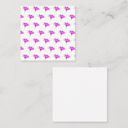 Pink Daisy Kortingskaartje (Voorkant / Achterkant)