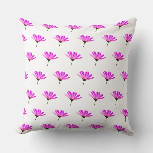 Pink Daisy Kussen (Voorkant)