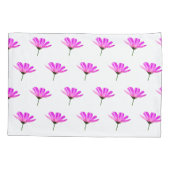 Pink Daisy Kussensloop (Achterkant)