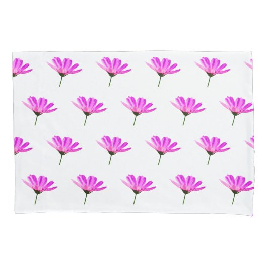 Pink Daisy Kussensloop (Voorkant)