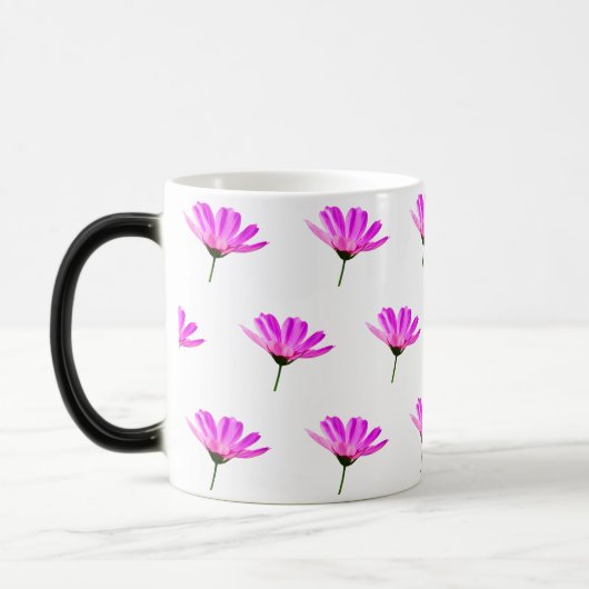 Pink Daisy Magische Mok (Links)