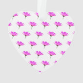 Pink Daisy Ornament (achterkant)