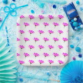Pink Daisy Papieren Bordje (Feest)