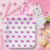 Pink Daisy Papieren Bordje (Feest)