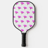 Pink Daisy Pickleball Paddle (Achterkant)