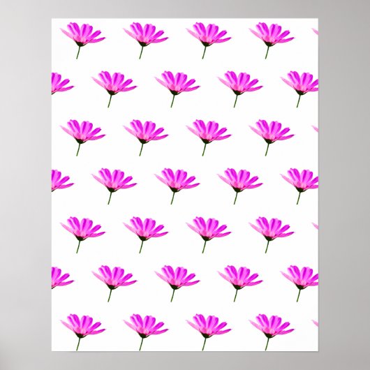 Pink Daisy Poster (Voorkant)