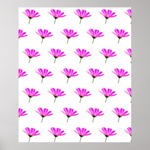 Pink Daisy Poster