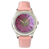 Pink Daisy Princess Horloge (Voorkant)