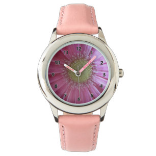 Pink Daisy Princess Horloge