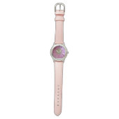 Pink Daisy Princess Horloge (Vlak)