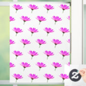 Pink Daisy Raamsticker (Huis)