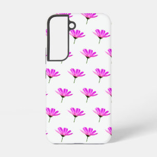 Pink Daisy Samsung Galaxy Hoesje