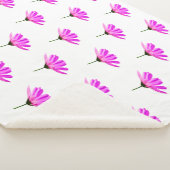 Pink Daisy Sherpa Deken (3/4)