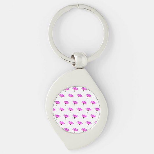 Pink Daisy Sleutelhanger (Voorkant)