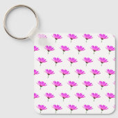 Pink Daisy Sleutelhanger (Voorkant)