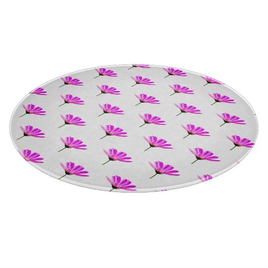 Pink Daisy Snijplank (Hoek)