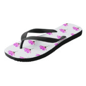 Pink Daisy Teenslippers (Schuin)