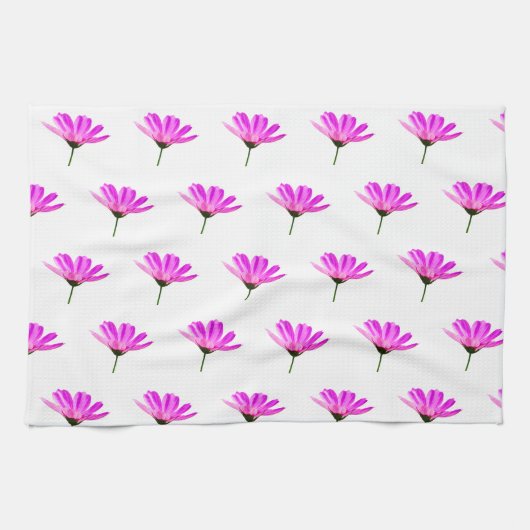 Pink Daisy Theedoek (Horizontaal)