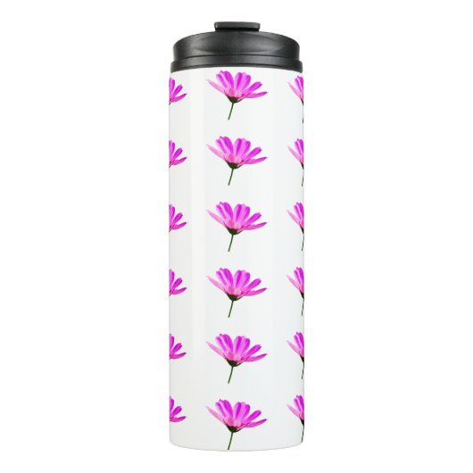 Pink Daisy Thermosbeker (Voorkant)