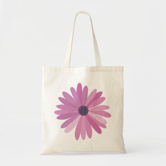 Pink Daisy Tote Bag (Voorkant)