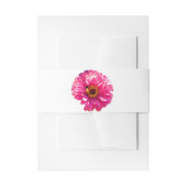 Pink Daisy Uitnodigingen Wikkel (Voorkant Voorbeeld)