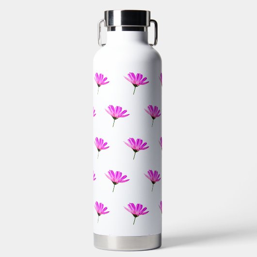 Pink Daisy Waterfles (Voorkant)