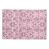 Pink Damask Floral Pattern-ontwerp Kussensloop (Achterkant)