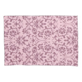 Pink Damask Floral Pattern-ontwerp Kussensloop (Voorkant)