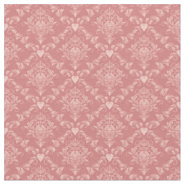 Pink Damask Stof