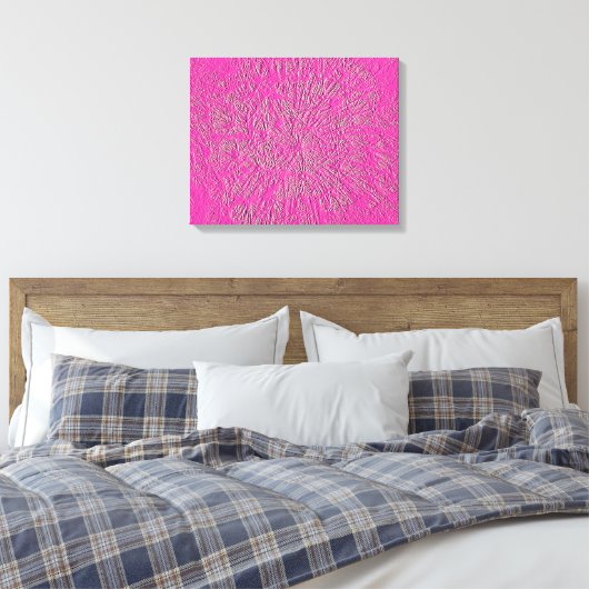PINK DANDELIONS CANVAS AFDRUK (Insitu (Slaapkamer))