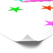  PINK DAT IK VAN GYMNASTISCH ONTWERP HOOR FOTO AFDRUK (Hoek)