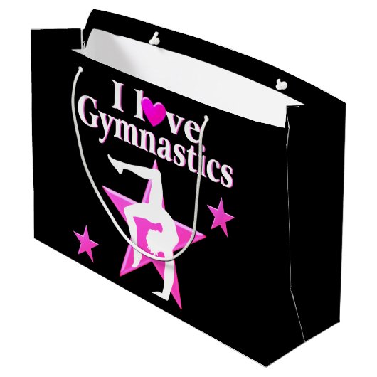  PINK DAT IK VAN GYMNASTISCH ONTWERP HOOR GROOT CADEAUZAKJE (Achterkant Gekanteld)