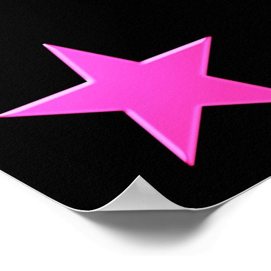 PINK DAT IK VAN GYMNASTISCH ONTWERP HOOR POSTER (Hoek)