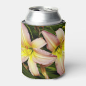  Pink Daylilies Floral Koelbox Blikjeskoeler (Blikje Voorkant)