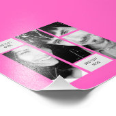 PINK de Sjabloon van de Tekst van de Foto - overdr Afdruk (Hoek)