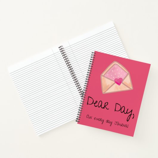 Pink Dear Day Journaal Notitieboek (Binnen)