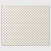 Pink Deck The Palms Tropical Christmas Santa Flami Cadeaupapier (Vlak)