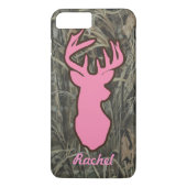Pink Deer Head Camo Phone case (Achterkant)