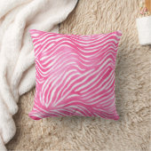 Pink Design Pillow, Pink Watercolour Aesthetic Kussen (Deken)