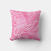 Pink Design Pillow, Pink Watercolour Aesthetic Kussen (Voorkant)