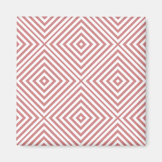 Pink Diamond Chevron Magneet (Voorkant)