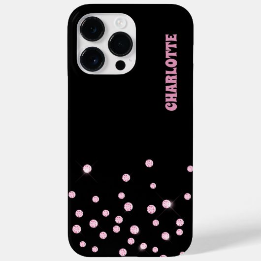 Pink Diamond Confetti Case-Mate iPhone Case (Achterkant)