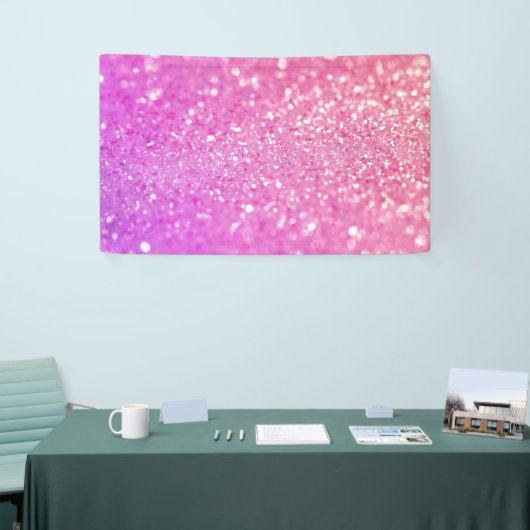 Pink Diamond Glitter Spandoek (Beurs)