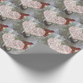 Pink Diamond Heart Cadeaupapier (Hoek)