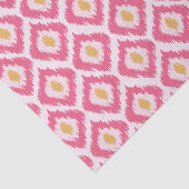 Pink Diamond Ikat Pattern Tissuepapier (Detail)