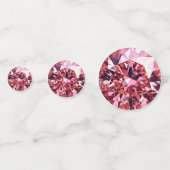 Pink Diamond Pattern Confetti (Voorkanten)