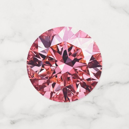 Pink Diamond Pattern Confetti (Kleine voorkant)