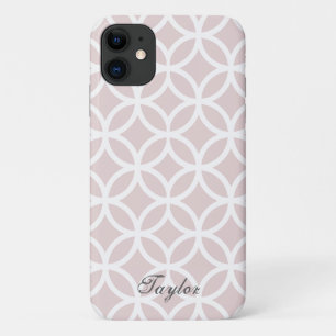Pink Diamond Pattern, gepersonaliseerd Case-Mate iPhone Case