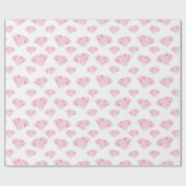 Pink Diamonds Pattern Cadeaupapier (Vlak)